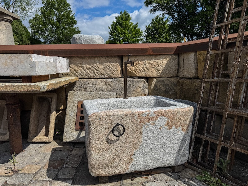 Gartenbrunnen Granit rechteck