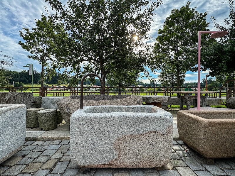 Granitbrunnen rechteck