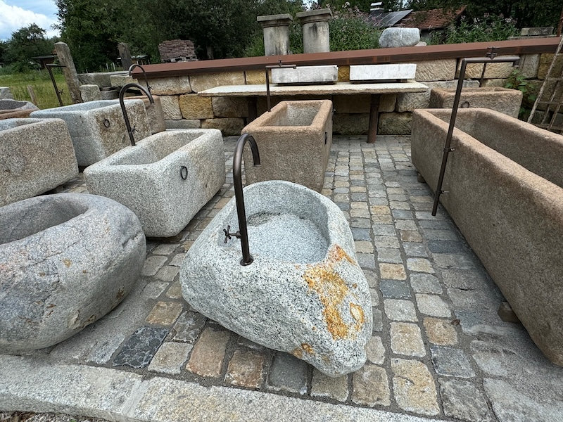 Findlingsbrunnen für den Garten