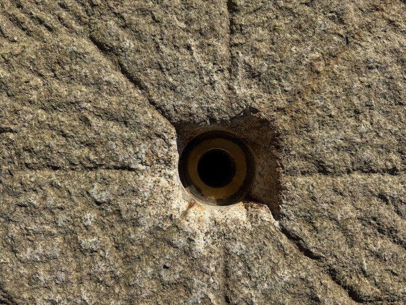 Wasserstelle Garten aus Granit