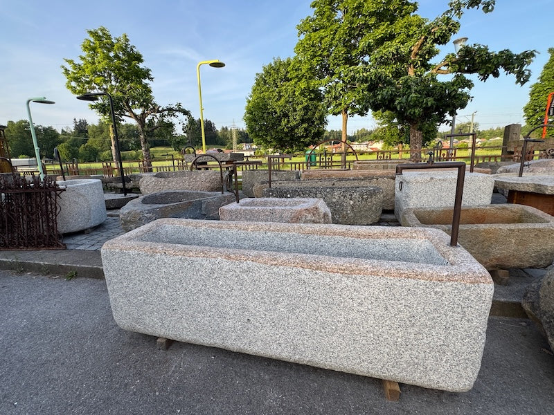 Granitbrunnen groß rechteckig XXL