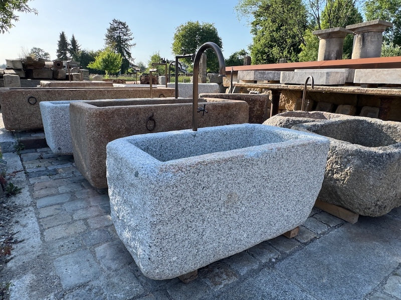 Gartenbrunnen Granit rechteckig