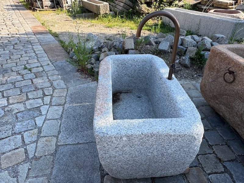 Gartenbrunnen Granit rechteckig