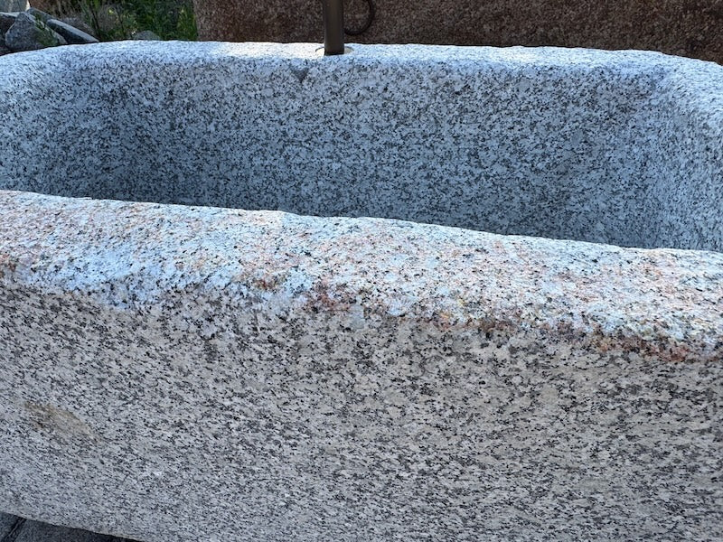 Gartenbrunnen Granit rechteckig