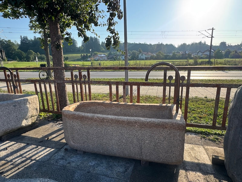 Steinbrunnen Garten Antik