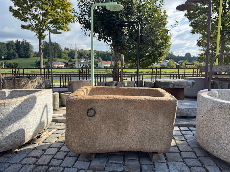 Gartenbrunnen Granit rechteckig