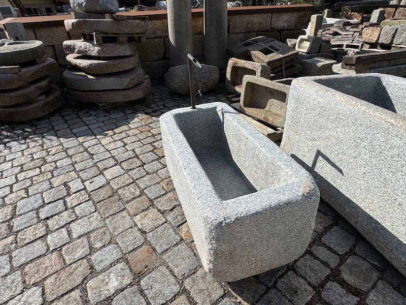 Gartenbrunnen Granit rechteckig