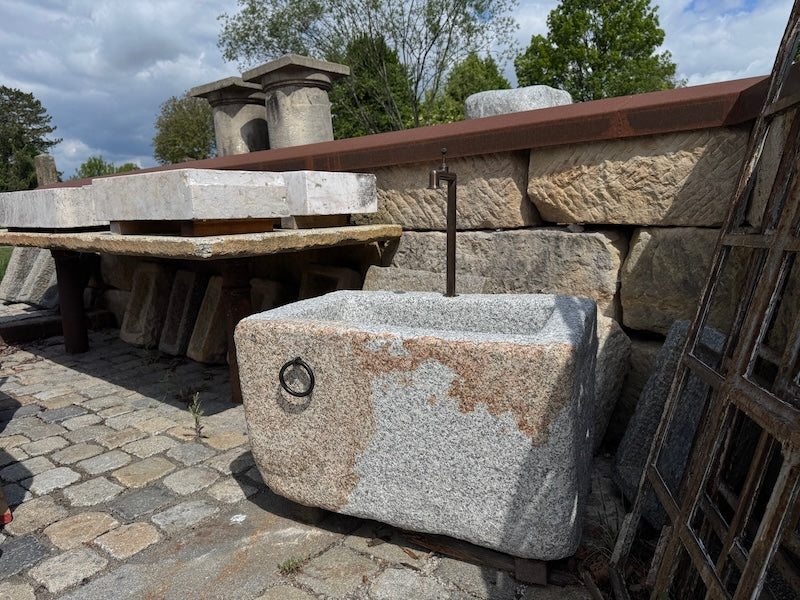 Gartenbrunnen Granit Draufsicht