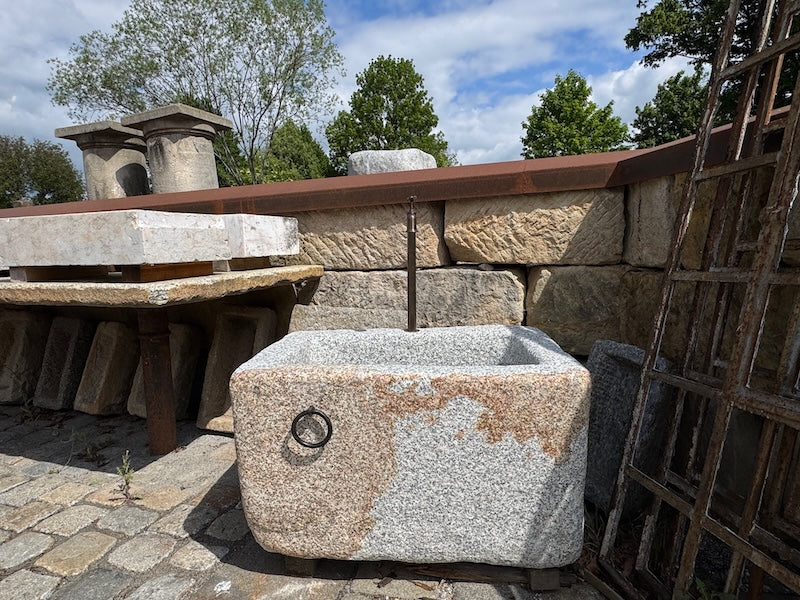 Gartenbrunnen Granit rechteckig