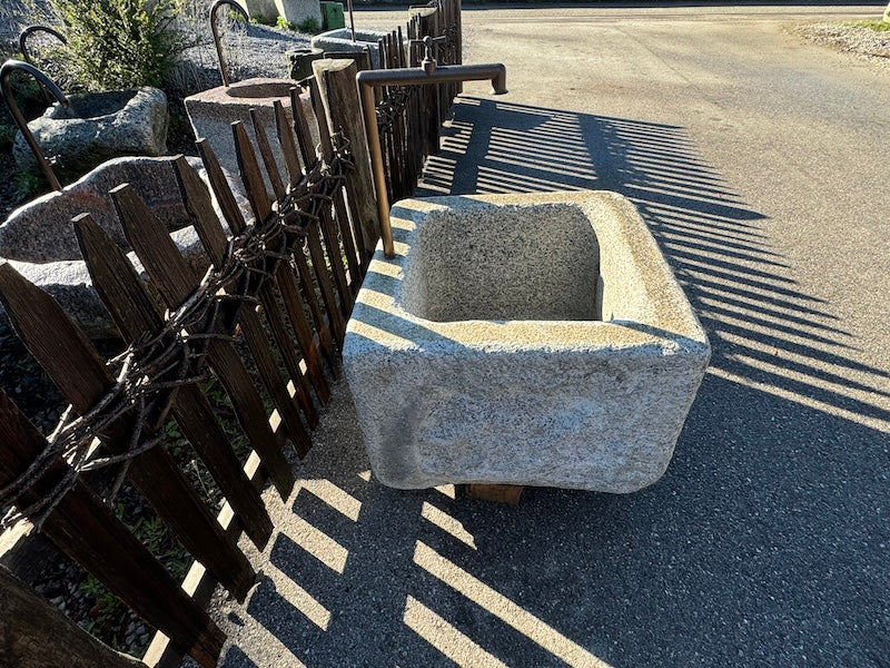 Garten Granitbrunnen quadratisch