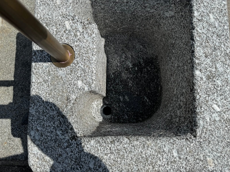 Gartenbrunnen modern Anschlüsse