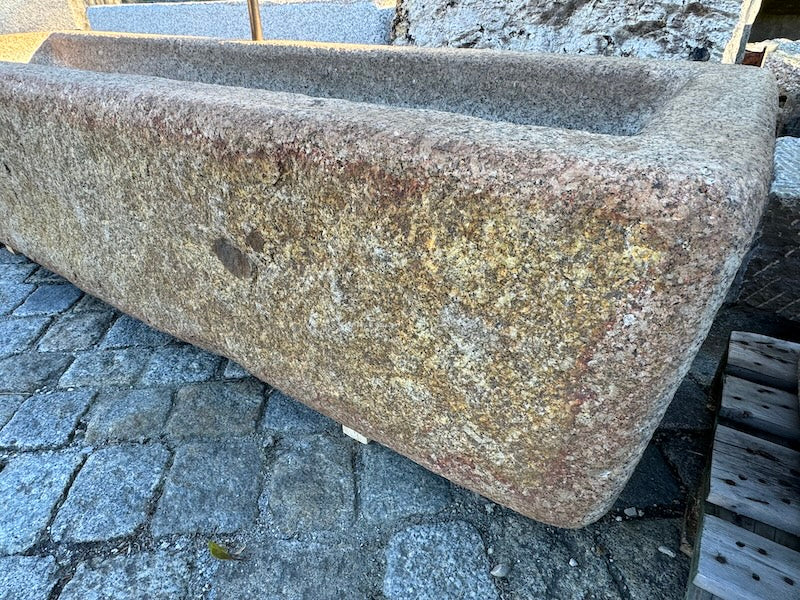 Gartenbrunnen Granit Rost Optik