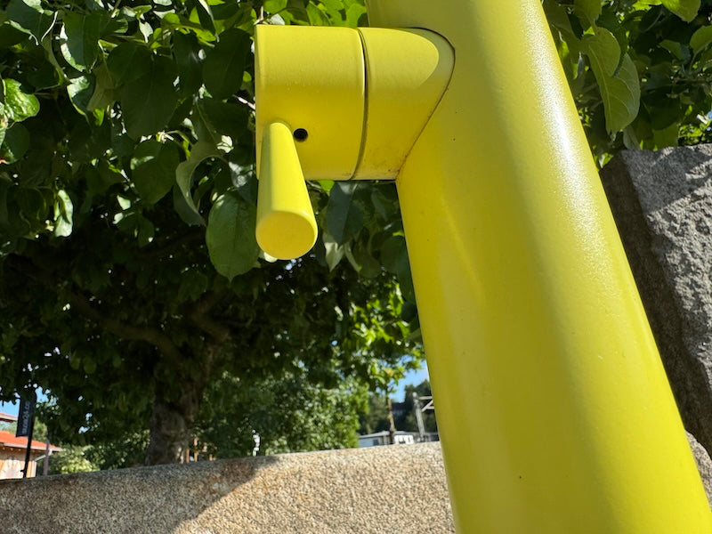 Gartendusche mit Warmwasser