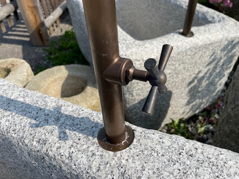 Natursteinbrunnen rechteckig