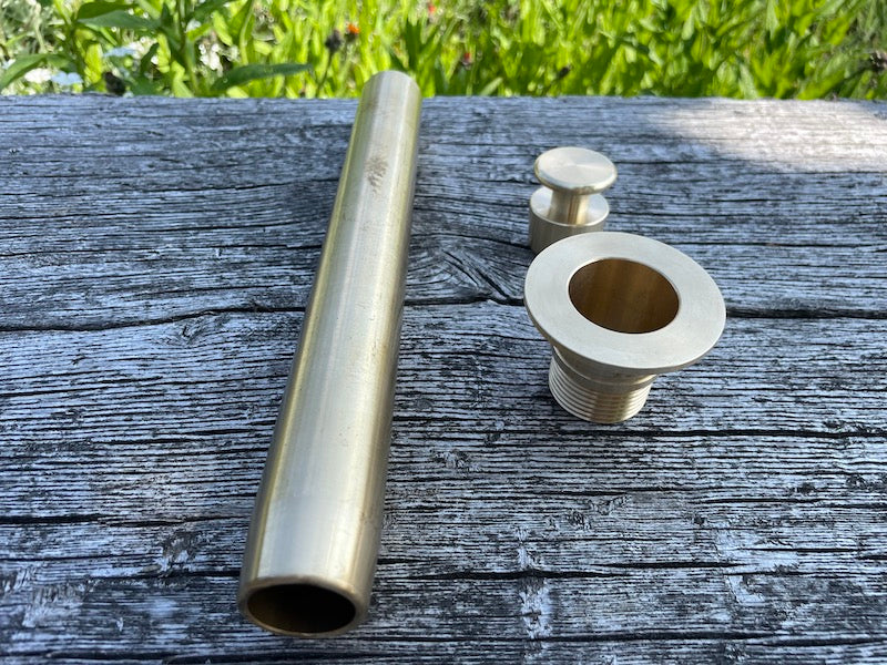 Messingrohr Wasserauslauf 1 Zoll 20-30cm