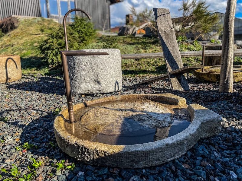 Brunnen Garten Stein