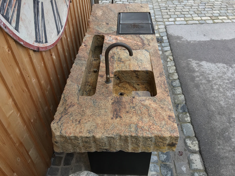 Gartenküche München mit Waschbecken