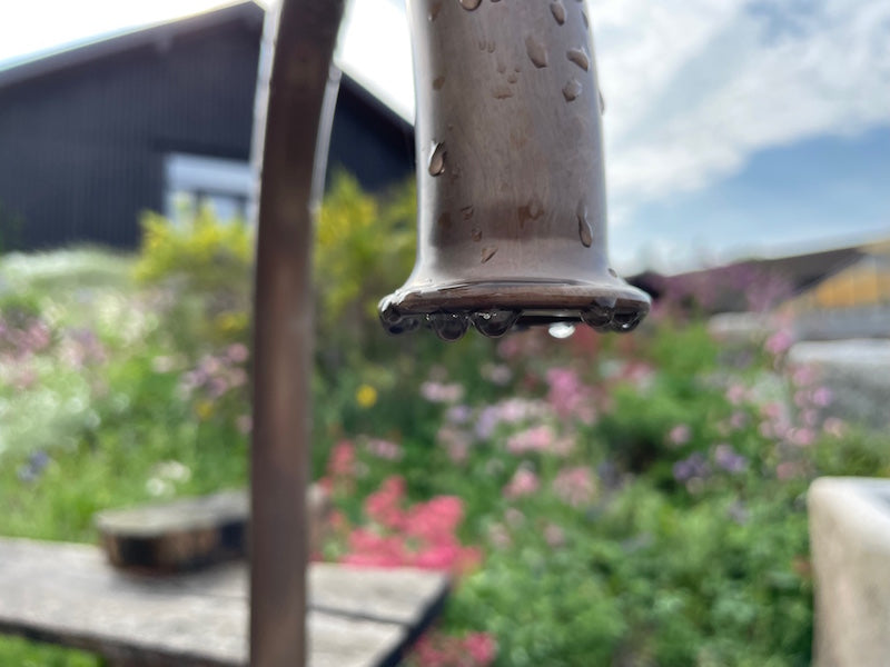 Granitbrunnen rechteckig Auslauf