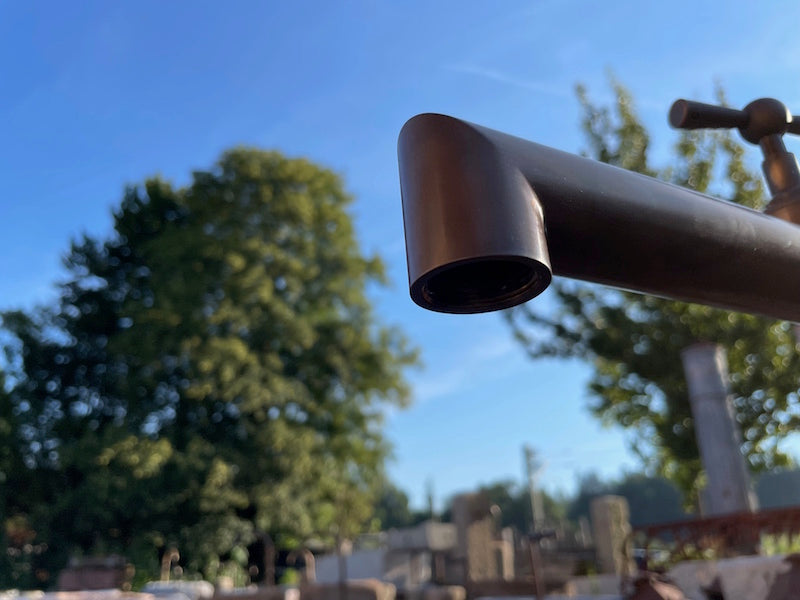 Granitbrunnen Garten quadratisch