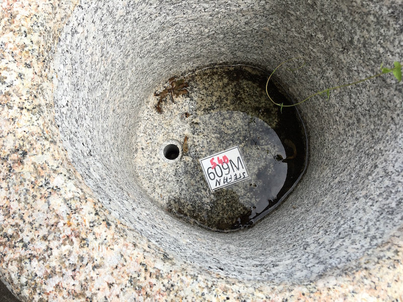 Runder Granitbrunnen 66cm