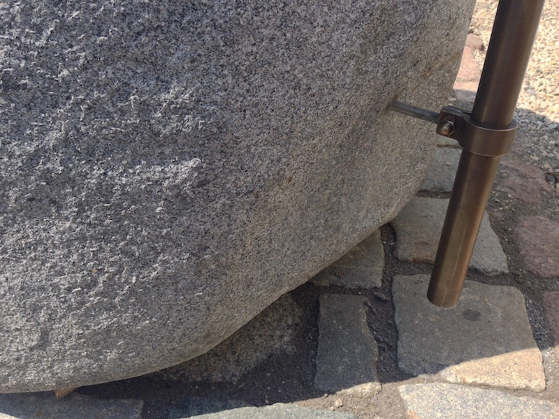 Wassereinlauf Brunnen 1" Außenmontage Detail