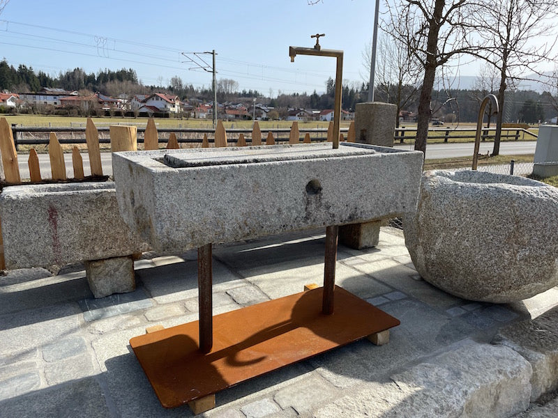 Garten Waschtisch Granit