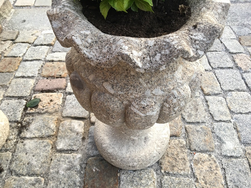 Pflanzgefäß Amphore Detail