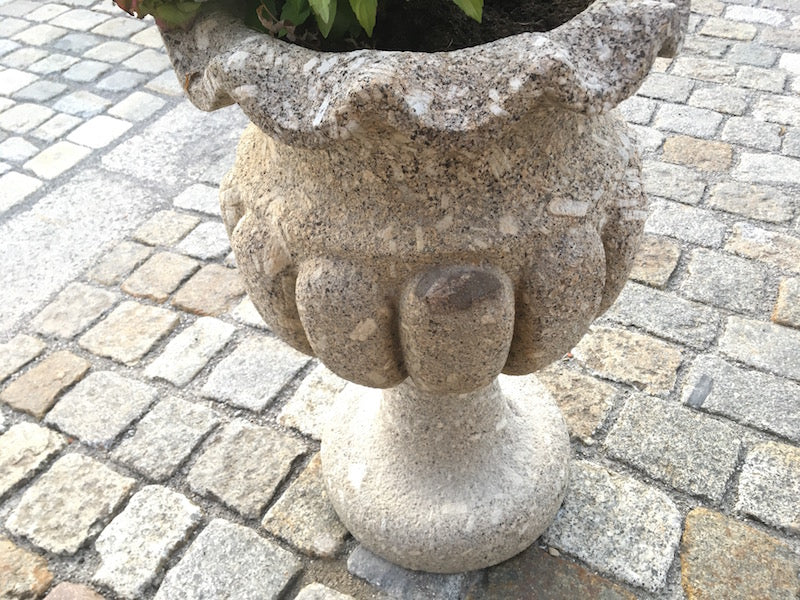 Pflanzgefäß Amphore aus Granit