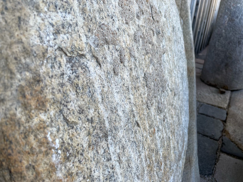 Mühlsteinrad gespitzt