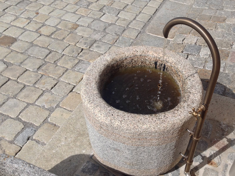 Wassereinlauf Brunnen 1" Außenmontage