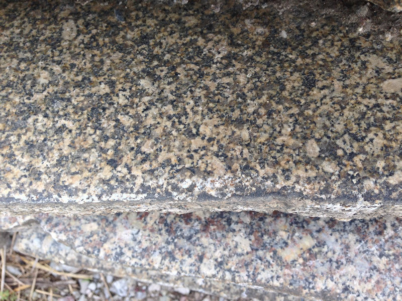 Alte Granitplatten Garten