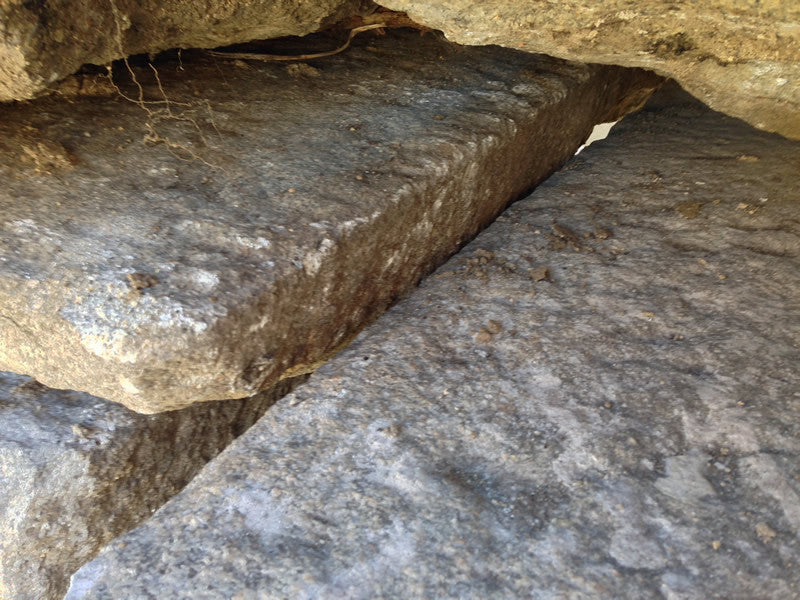 alte Krustenplatten für Terrasse