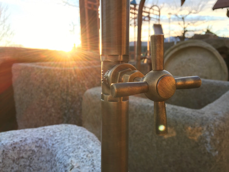 Wassereinlauf Gartenbrunnen