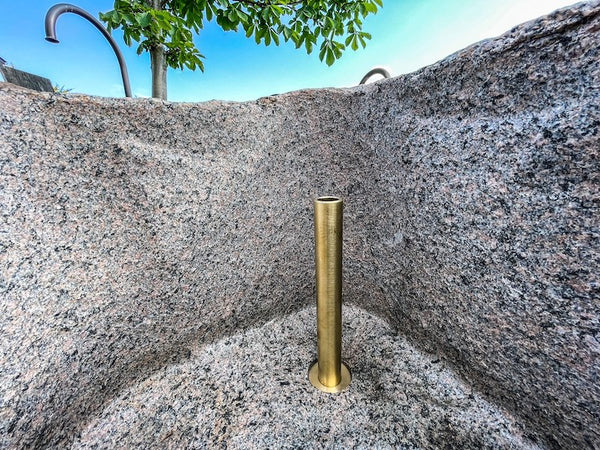 Messingrohr Wasserauslauf 1 Zoll 20-30cm