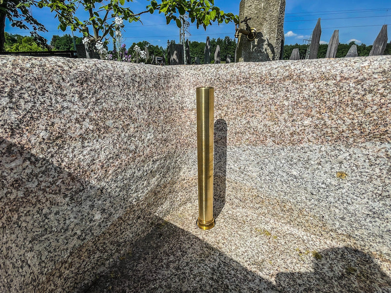 Messingrohr Wasserauslauf 1 1/4 Zoll in 30 - 40cm