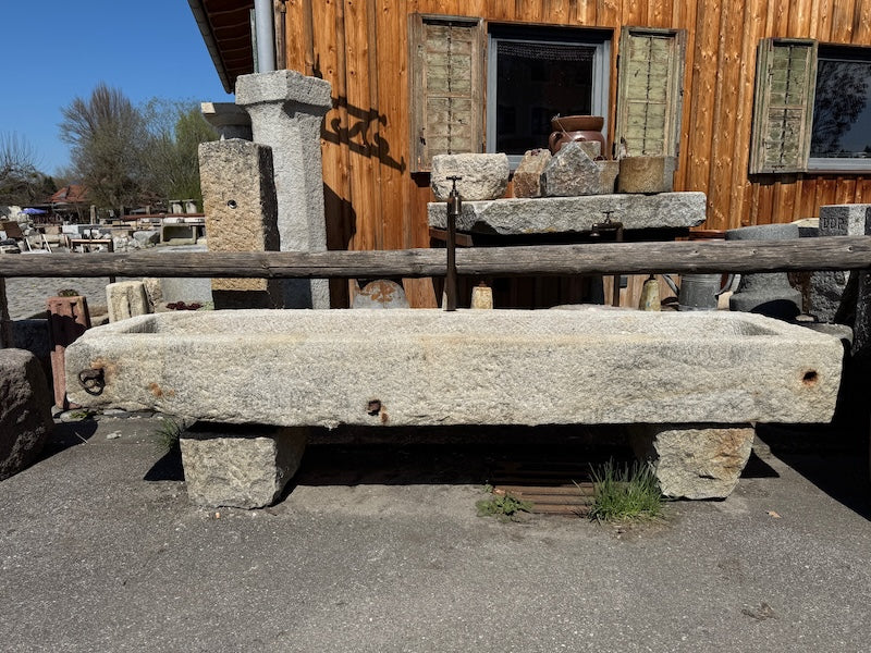 Granit Steintrog Antik