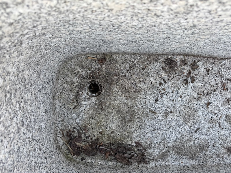 Granitbrunnen groß rechteckig