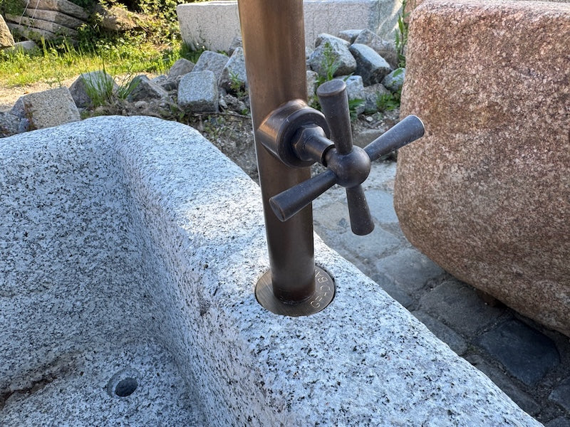 Gartenbrunnen Granit rechteckig