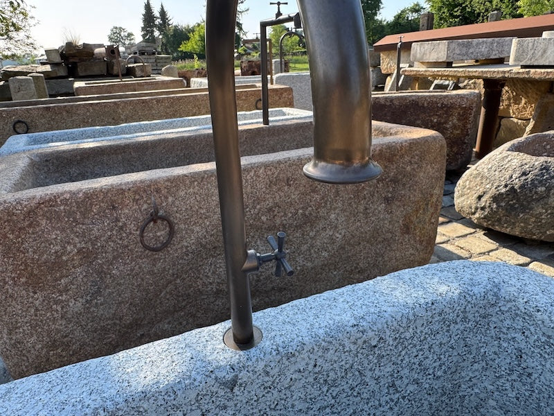 Gartenbrunnen Granit rechteckig