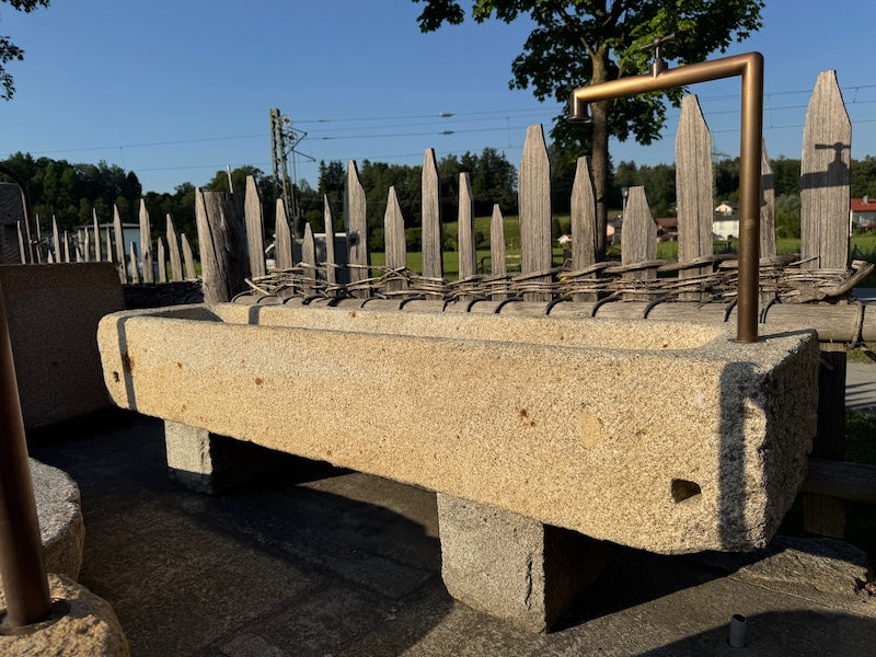 Steintrog rechteckig Allgäu