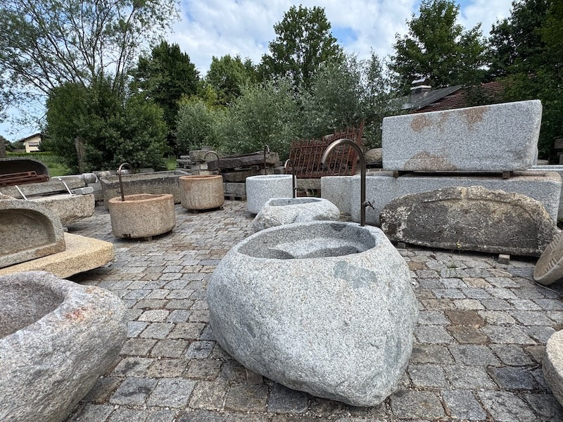 Findlingsbrunnen für den Garten