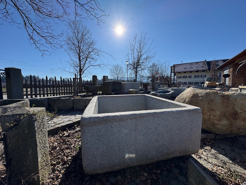 Brunnen rechteckig Seitenansicht