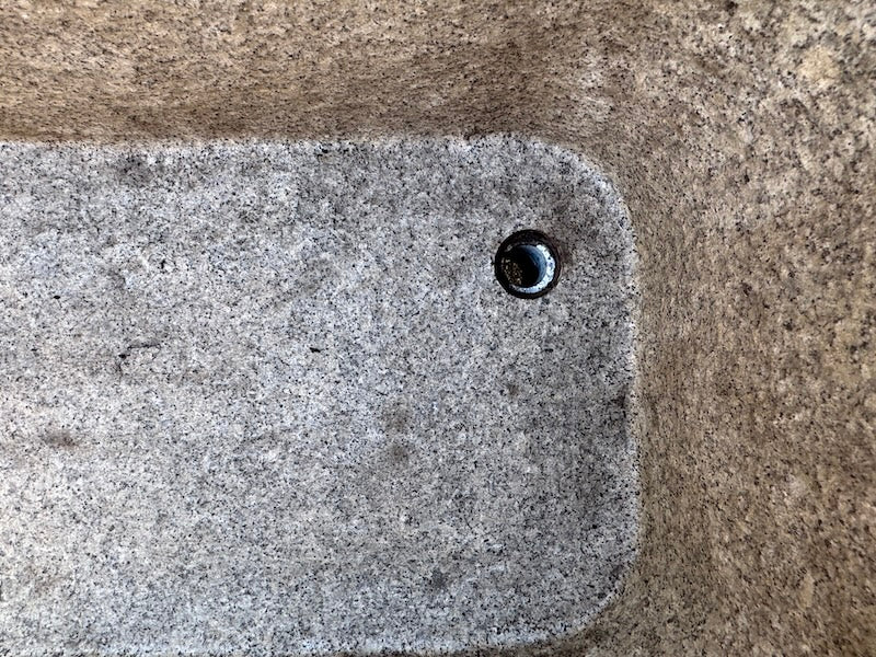 Gartenbrunnen Granit Rost Optik