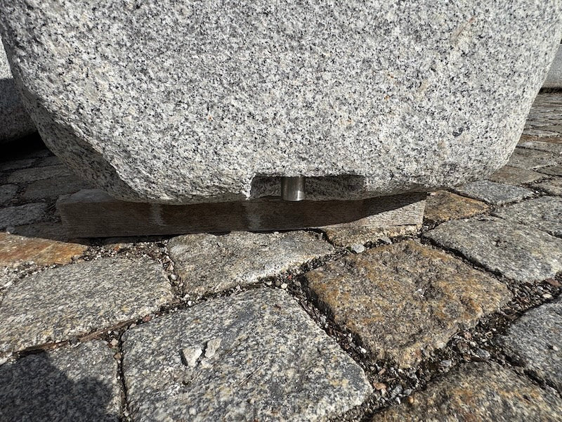 Gartenbrunnen Granit rechteckig