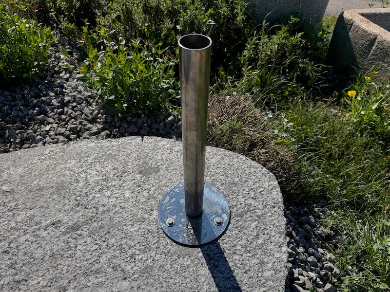 Aussendusche Befestigung