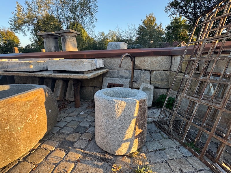 Gartenbrunnen rund