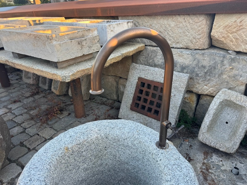 Gartenbrunnen rund