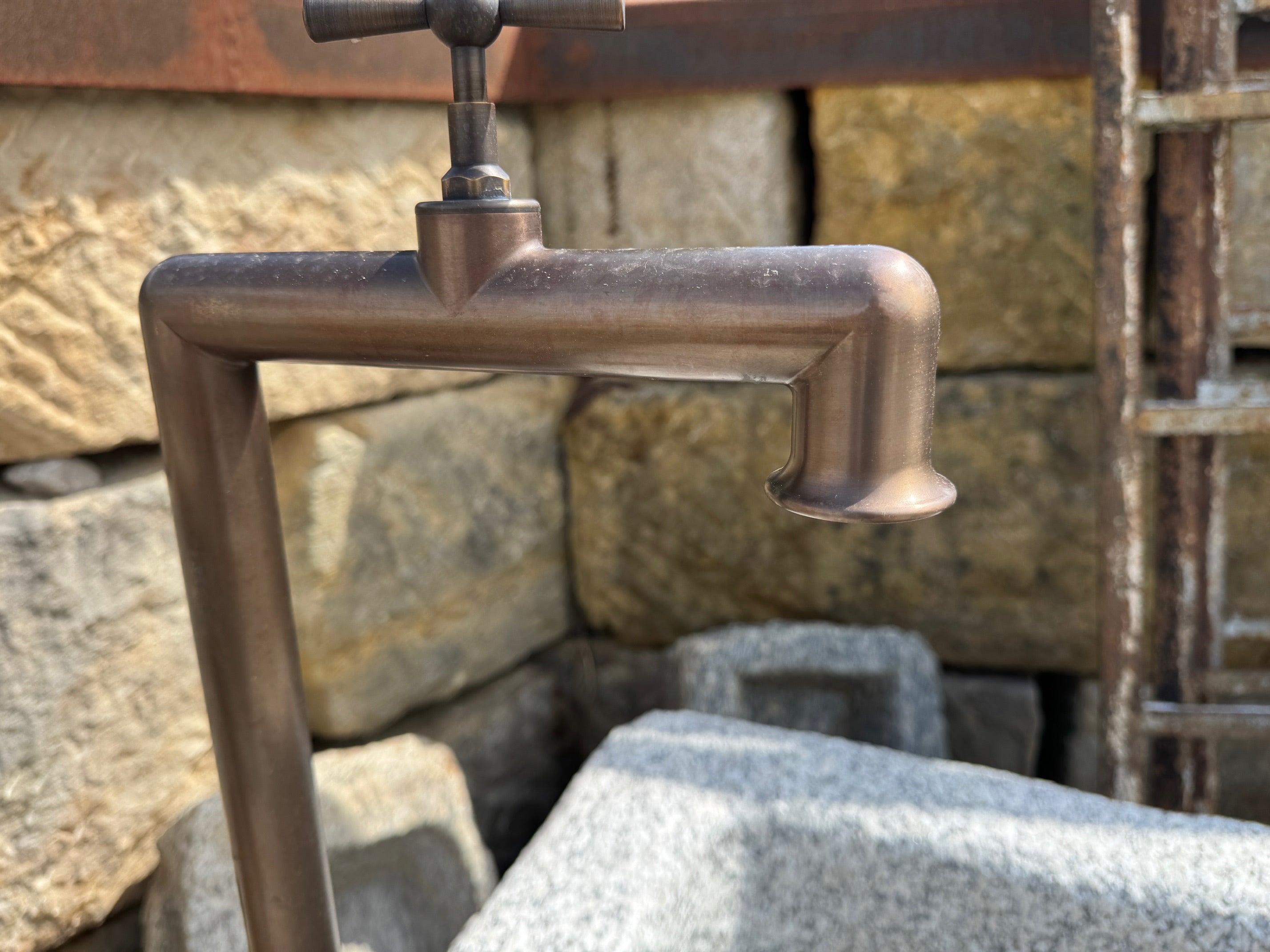 Gartenbrunnen Granit rechteckig