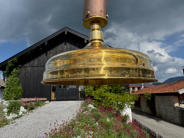 Aussendusche Duschkopf Messing