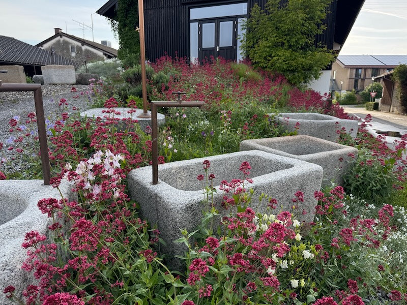 Natursteinbrunnen Granit aus Bayern